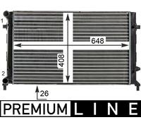 MAHLE CR30000P Radiator Mechanically Jointed Cooling Fins For Audi Seat Skoda VW