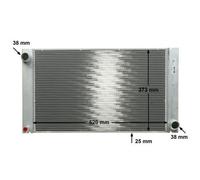 MAHLE ORIGINAL CR 578 000P Engine radiator