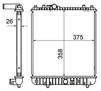 MAHLE CR 836 000S Engine radiator