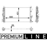 MAHLE CR 927 000P Engine radiator