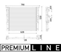 MAHLE CR 938 000P Engine radiator