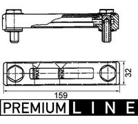 MAHLE Premium Line Coolant Level Sensor SIMPLE FIT CRTX1000P for MERCEDES-BENZ B