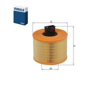 Mahle Engine Air Filter fits BMW 1 3 Series X1