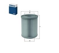 Air filter Filter Insert LX 1768 MAHLE for HONDA STREAM CIVIC VII Hatchback FR-V