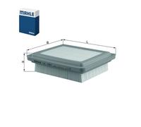 Air filter Filter Insert LX 1061 KNECHT for SUZUKI JIMNY Closed Off-Road Vehicle