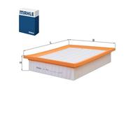 Mahle Engine Air Filter fits VW Golf Van
