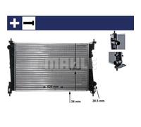 Mahle Engine Cooling Radiator CR 1112 000S - Genuine OE Quality for Fiat