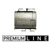 CR 1304 000P Engine Cooling Radiator Fits Kia RIO 2 Saloon Hyundai By Mahle