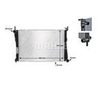 Mahle Engine Cooling Radiator CR 1355 000S - Genuine OE Quality for Ford
