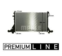 Mahle Engine Cooling Radiator CR 1770 000P - Genuine OE Quality for Renault