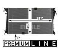 Mahle Engine Cooling Radiator CR 19 000P Genuine OE Quality for Renault & Opel