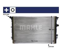 MAHLE ORIGINAL CR 2032 000S Engine radiator