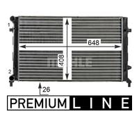 Mahle Engine Cooling Radiator CR 30 000P - Genuine OE Quality for Audi