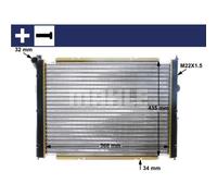 Mahle Engine Cooling Radiator - CR 361 000S - Genuine OE Quality for VW
