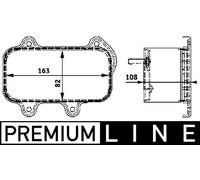 MAHLE CLC 39 000P Engine oil cooler