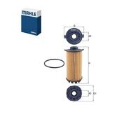 Oil Filter OX1218D Mahle 99970768540 9A210722500