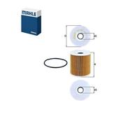 MAHLE OX 149D Oil Filter - Oil Filter with Gasket / Gasket Set