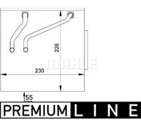Mahle Evaporator PREMIUM LINE - AE49000P
