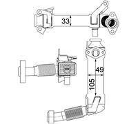 MAHLE CE 21 000P EGR cooler