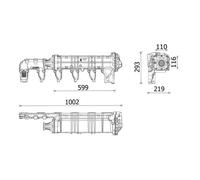 MAHLE CE 38 000P EGR cooler
