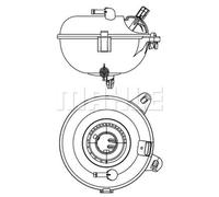 MAHLE CRT 21 000S Coolant expansion tank