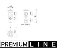 MAHLE AVE 211 000P AC expansion valve