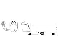 Mahle Filter-drier and accumulator - AD67000S