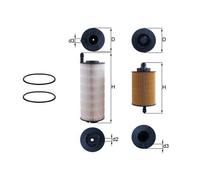 Mahle Fuel Filter Insert KX645KIT Fits DAF XF mk2 XG XG+ - OEM Matching Quality
