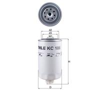 Mahle Fuel Filter KC186 - Fits Iveco - Ford Trucks - Genuine Part
