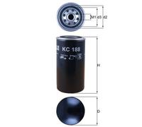 Mahle Fuel Filter KC188 fits Iveco-Ford Leyland-DAF - Genuine Part