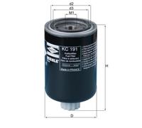 Mahle Fuel Filter KC191 Cummins Eng''''s - - Precision OE Matching Fit & Quality