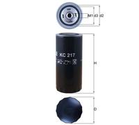Mahle Fuel Filter KC217 fits Leyland Daf 85 Series Iveco - Genuine Part