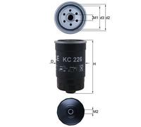 GENUINE MAHLE FUEL FILTER ELEMENT - KC226