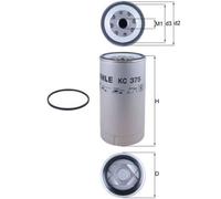 MAHLE KC 375D Fuel Filter Fits Iveco Mercedes Scania Volvo Massey Ferguson
