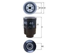 Mahle Fuel Filter KC46 fits Mazda - Genuine Part - OE Matching Fit & Quality