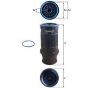MAHLE KC 629D Fuel filter
