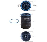 MAHLE KC 633D Fuel filter