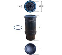 Mahle Fuel Filter KC652D - Spin-on - OEM Specification Replacement Part