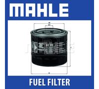 Mahle Original Fuel Filter KC 99 – Screw-on pre-filter, 76 mm outer diameter x 73 mm height