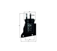Mahle Fuel Filter KL135 - Fits Subaru - Genuine Part - OE Matching Fit & Quality