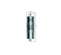 Mahle Fuel Filter KL35 - Fits BMW - Genuine Part - OE Matching Fit & Quality