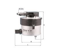 Mahle Fuel Filter KL569 fits Ford Focus Volvo C30 V50 - Genuine Part