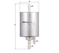 Mahle Fuel Filter KL570 fits Audi A4 A6 - Genuine Part