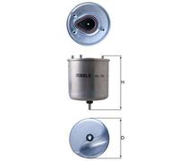 Mahle Fuel Filter KL788 KL 788 - Genuine Part - OE Matching Fit & Quality