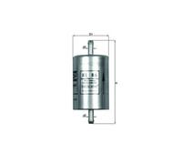MAHLE KL 86 Fuel filter