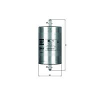 Mahle Fuel Filter KL9 - Genuine Part - Precision OE Matching Fit & High Quality
