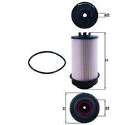 MAHLE KX 76D Fuel filter