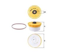 MAHLE KX479D Fuel Filter Insert 98mm ⌀ 45mm Height Fits Toyota Land Cruiser