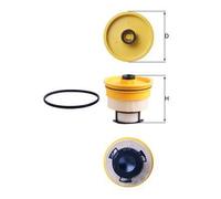 MAHLE ORIGINAL KX 716D Fuel filter