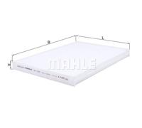 Mahle Heavy Duty Cabin Filter LA1163 - Precision OE Matching Fit & High Quality